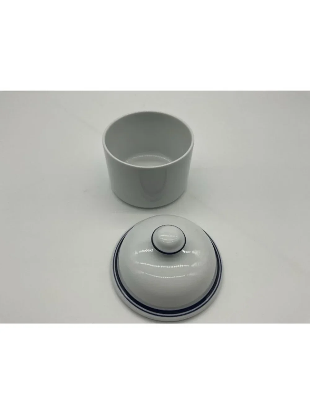 Dansk Bistro VTG Christianshaven White Creamer and Sugar Bowl Set Made  Portugal